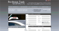 Desktop Screenshot of bordeaux-taxis-services.com
