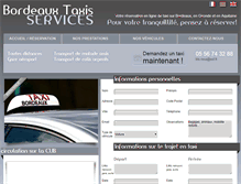Tablet Screenshot of bordeaux-taxis-services.com